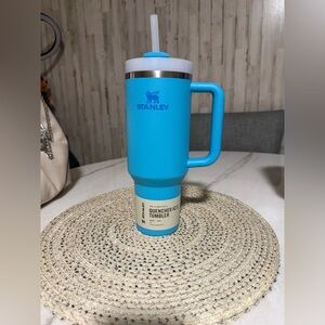 Stanley authentic OG Aqua Blue Tumbler with Handle